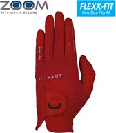Zoom One Size Fits All golfhandschoen, rood