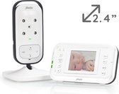Bol.com Alecto DVM-73 - Babyfoon met camera - 2.4" Kleurenscherm - Wit aanbieding