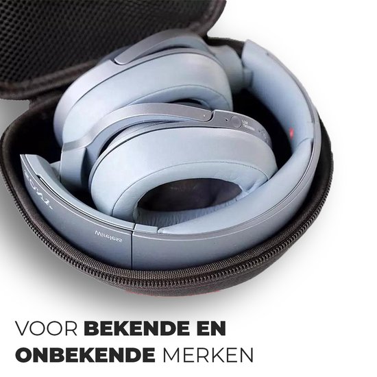 WiseQ Koptelefoonhoes - Harde Bescherm Hoes voor opvouwbare koptelefoon van  onder... | bol.com