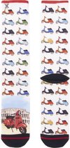 XPOOOS - Sokken met Printjes - Scooters Italy - Vespa - Maat 43/46 - Expressive