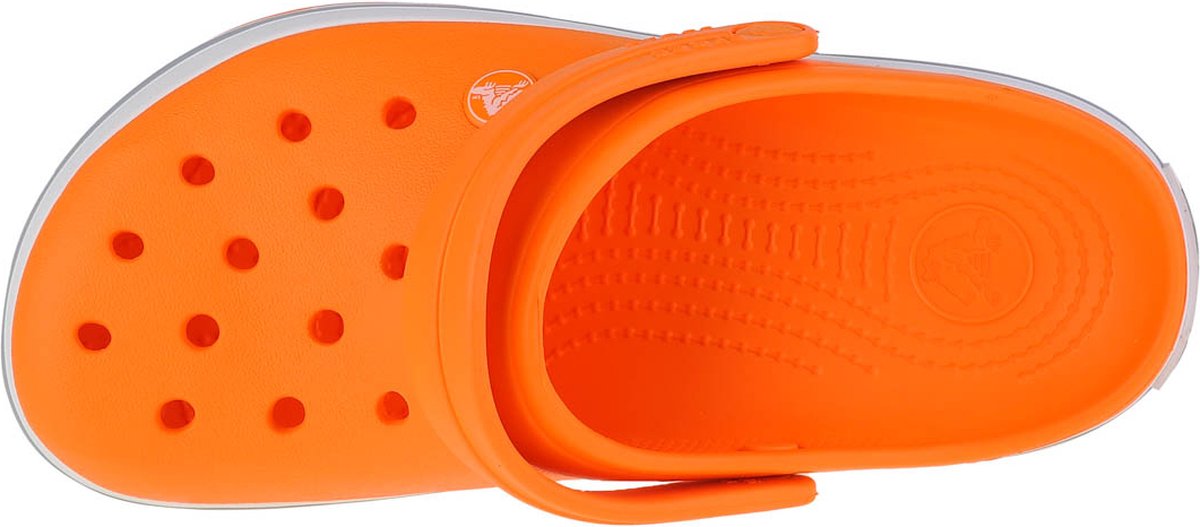 Crocs Crocband Slip On Clogs Orange 11016-83A Mens Sz 9 Crocs Orange Sandals for Men for sale | eBay main image 4