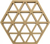 Zone Denmark - Triangle silicone onderzetter - khaki 1 stuk