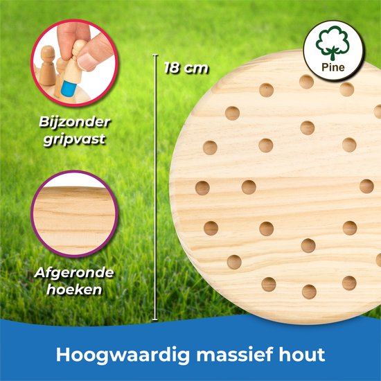 Thumbnail van een extra afbeelding van het spel Toyfel Magnus – Houten Memory Schaakspel met Tas 18 cm – Memory Chess Montessori Educatief Speelgoed voor Kinderen Spel voor Logica & Coördinatie