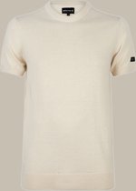 P&S Heren gebreid T-shirt-ROB-Beige-XL