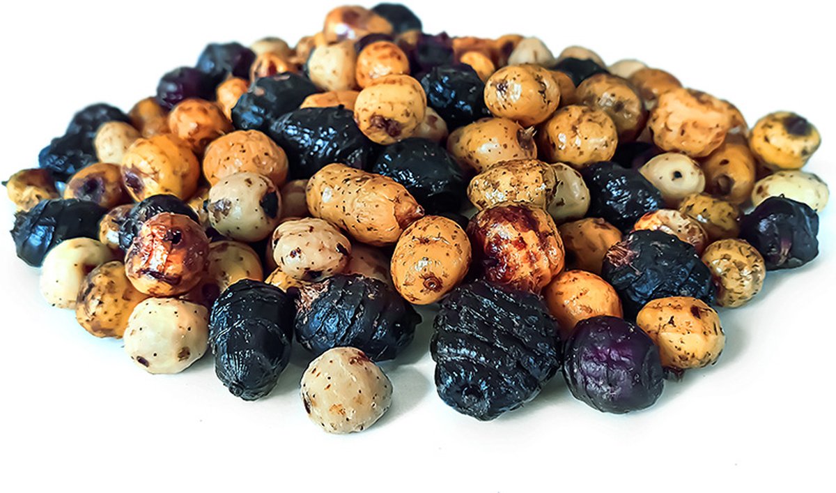 Robin's Tijgernoten 6-30mm Mix kant en klaar 5KG | Tijgernoten | Tijgernoten Karper | Karpervissen | Partikels | Karper Aas | Karper Vissen | Karper Voer | Karper