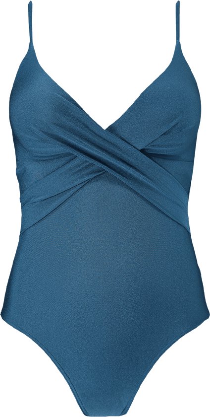Barts Custe Shaping One Piece eendelig kostuum, blauw, 38 dames, Blauw, 38 NL