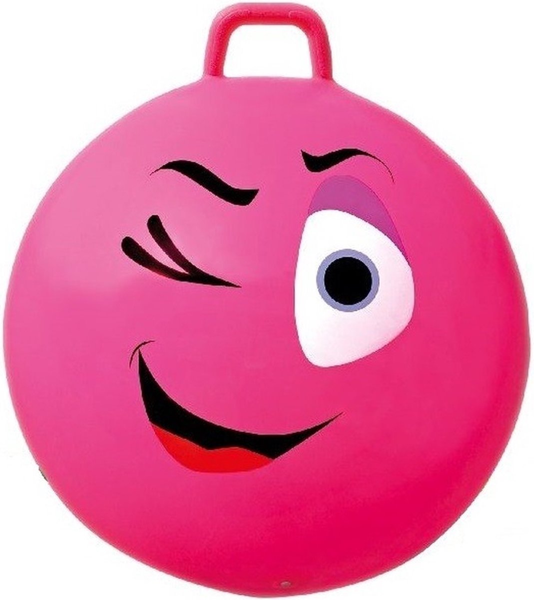 Skippybal smiley voor kinderen 65 cm  Groen — afbeelding 4