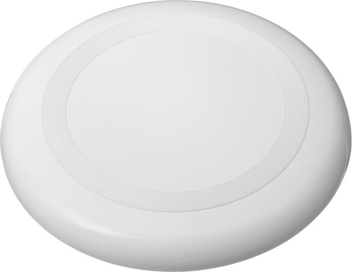 Frisbee - 10x - wit - 23 cm - Strand speelgoed - Buitenspeelgoed