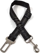 Ceinture de chien de luxe de ceinture de voiture / ceinture de sécurité de voiture élastique et réglable / ceinture pour animaux de compagnie / ceinture de sécurité / taille unique / noir