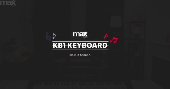 MAX Kit Complet Max KB1 Clavier Électronique Débutant avec Support