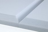 Isowen Acoustic foam Decor - Basotect® 50 adhesive ca. 120 x 60 x 5 cm / 0,72 m² - light gray