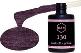 Gellak - 130 cateye purple - 15 ml | B&N - soak off gellak