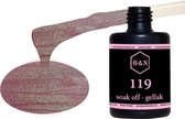 Gellak - 119 - 15 ml | B&N - soak off gellak