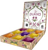 Pukka Support Kruidenthee Geschenkdoos - 5 blends biologische kruidenthee, ook leuk als verjaardagscadeau - 45 zakjes - Theedoos - GB-BIO-05