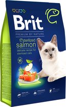 Brit Premium by Nature Cat - Sterilized Salmon 8 kg