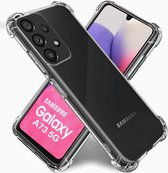 Samsung Galaxy A73 5G Shockproof Back Cover – Galaxy A73 5G Anti shock Hoesje - hybrid armor case - Transparant - EPICMOBILE