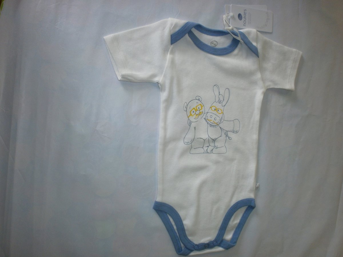 Noukie's - Rompertje - Body Boys - Noukie bril - 9 maand 74