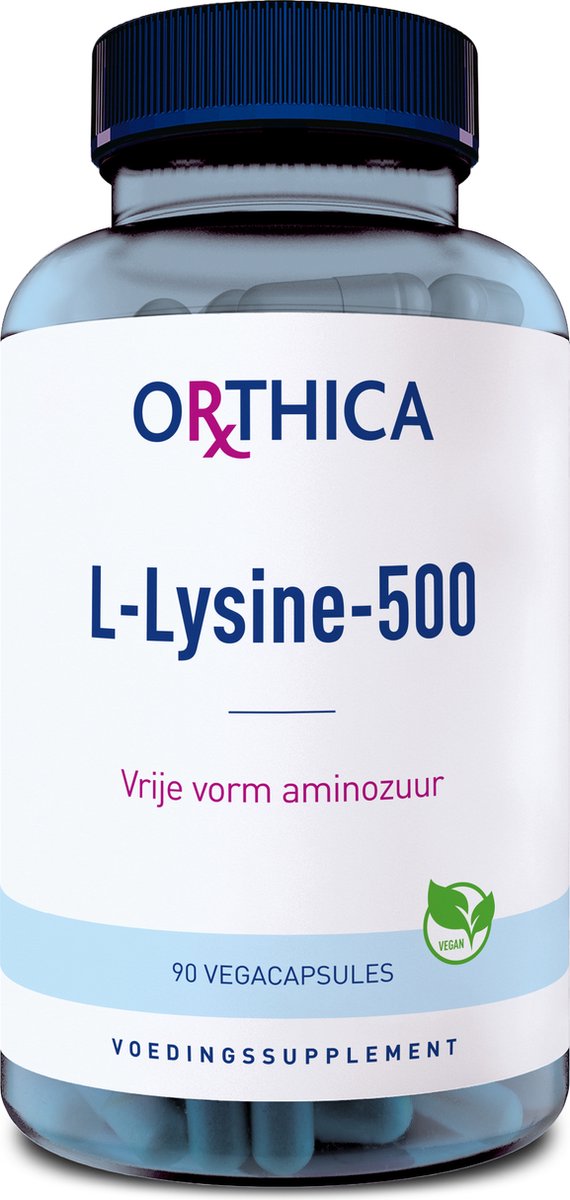 Orthica L-Lysine-500 (Voedingssuplement) - 90 Capsules - Orthica