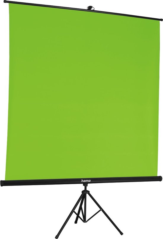 Hama Green screenachtergrond met statief, 180 x 180 cm, 2in1