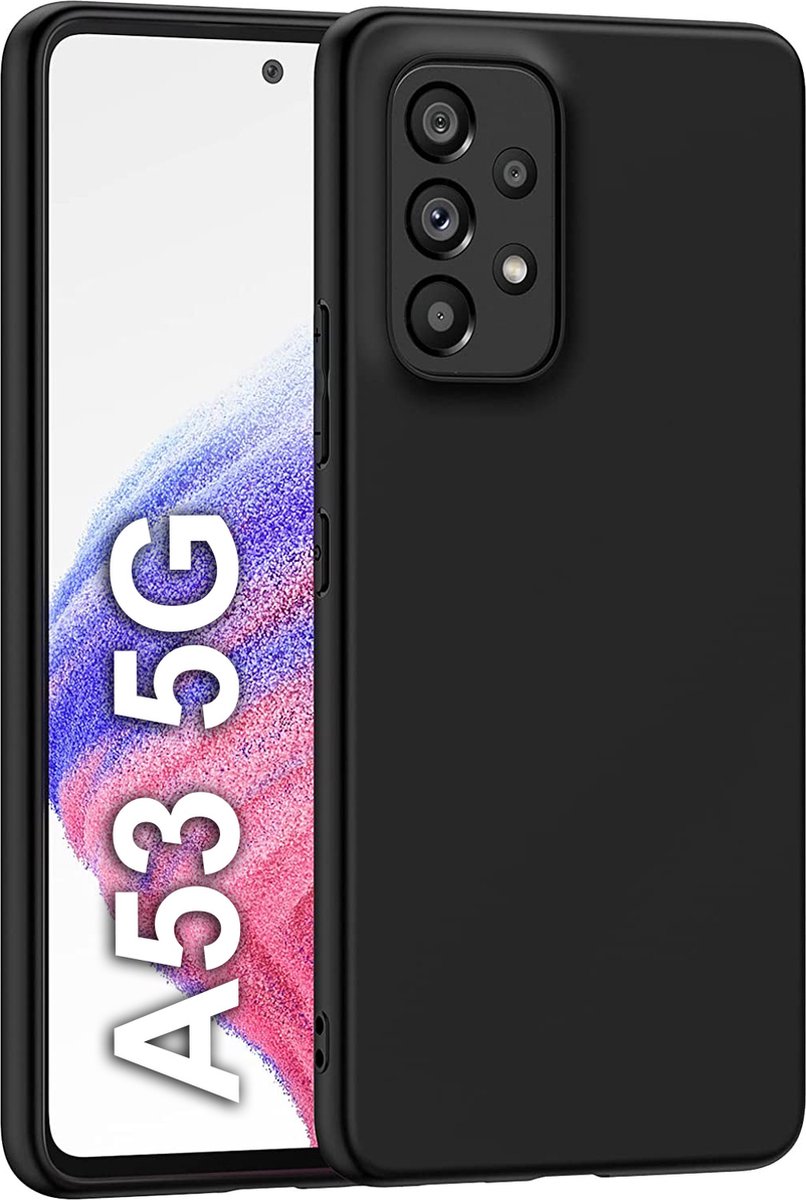 Samsung Galaxy A53 5G Hoesje Back Cover – Samsung Galaxy A53 5G zwart matte TPU silicone case - EPICMOBILE