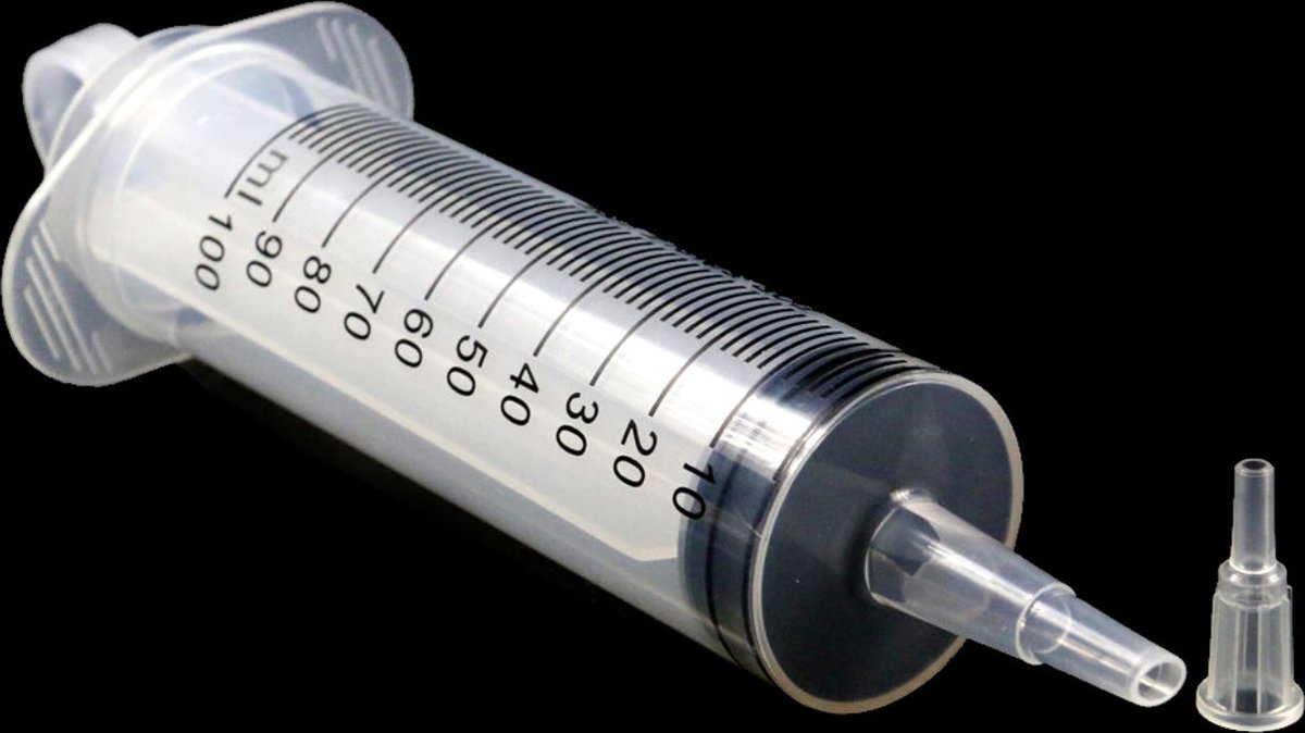 Goedkoopste 2 stuks XXL spuit 100ml