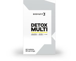Body & Fit Detox Multi - Multivitaminen - Detox - Vitaminen & Supplement - 60 Tabletten (2 maanden)