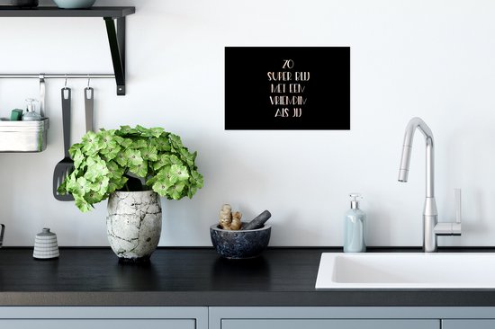 Poster Girlfriend - BFF - Citations - Girlfriends - Tellement super heureuse avec une amie comme toi - Dictons - 30x20 cm