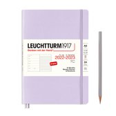Leuchtturm1917 - agenda - 2022/2023 - agenda hebdomadaire + notes - 18 mois - a5 - 14,5 x 21 cm - couverture souple - lilas