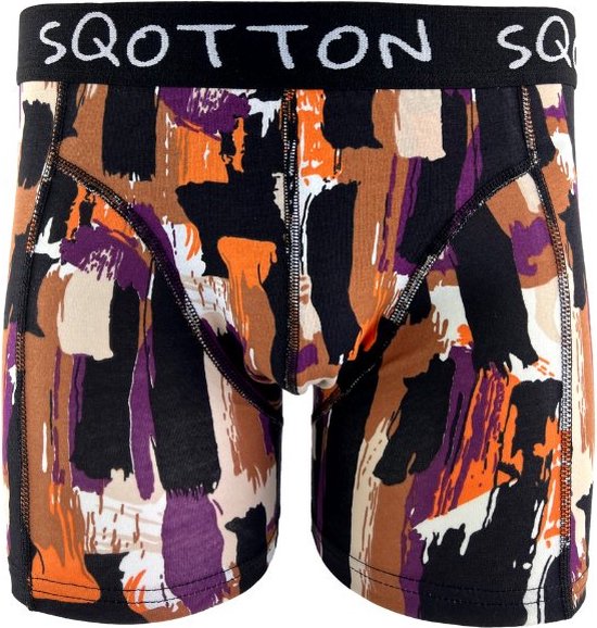 Boxershort - SQOTTON® - Vintage - Colorful - Maat L