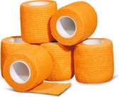 Gladiator Sports Ondertape Bandage - Sporttape - Sport bandage - 6 rollen - Oranje