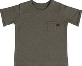 Baby's Only T-shirt Melange - Khaki - 68 - 100% ecologisch katoen - GOTS
