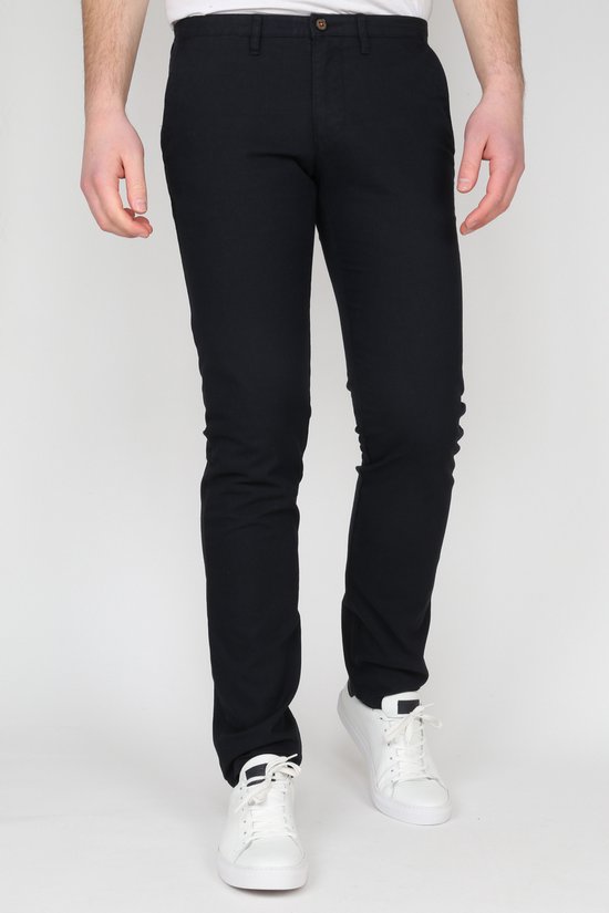 Convient - Chino Design Bleu Foncé - Coupe moderne - Chino Homme taille 48