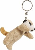 Pluche Stokstaartjes knuffel sleutelhangers 6 cm - Speelgoed dieren sleutelhangers