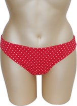 Freya Pier - bikinislip - rood met wit polkadot - maat S / 36