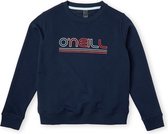 O'Neill Sweatshirts Girls ALL YEAR CREW Peacoat 140 - Peacoat 60% Cotton, 40% Recycled Polyester