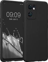 kwmobile telefoonhoesje geschikt voor Oppo Find X5 Lite - Hoesje voor smartphone - Precisie camera uitsnede - TPU back cover in mat zwart