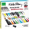 Afbeelding van het spelletje Backgammon & Checkers Set by Keith Haring