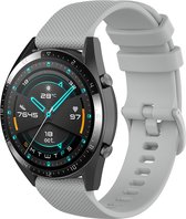 YONO Siliconen Sport Bandje 22mm - Horlogebandje geschikt voor Samsung Galaxy Watch 46mm / 3 (45mm) / Gear s3 - Polar Vantage M2 / Grit X - Garmin Vivoactive 4 / Venu 2 - Huawei Watch GT 3 (pro) / 2 - Amazfit GTR - Grijs