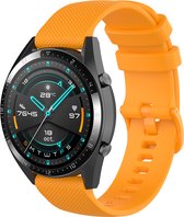 YONO Siliconen Sport Bandje 22mm - Horlogebandje geschikt voor Samsung Galaxy Watch 46mm / 3 (45mm) / Gear s3 - Polar Vantage M2 / Grit X - Garmin Vivoactive 4 / Venu 2 - Huawei Watch GT 3 (pro) / 2 - Amazfit GTR - Oranje