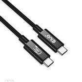 CLUB3D CAC-1576 câble USB 1 m USB4 Gen 3x2 USB C 3x USB C Noir