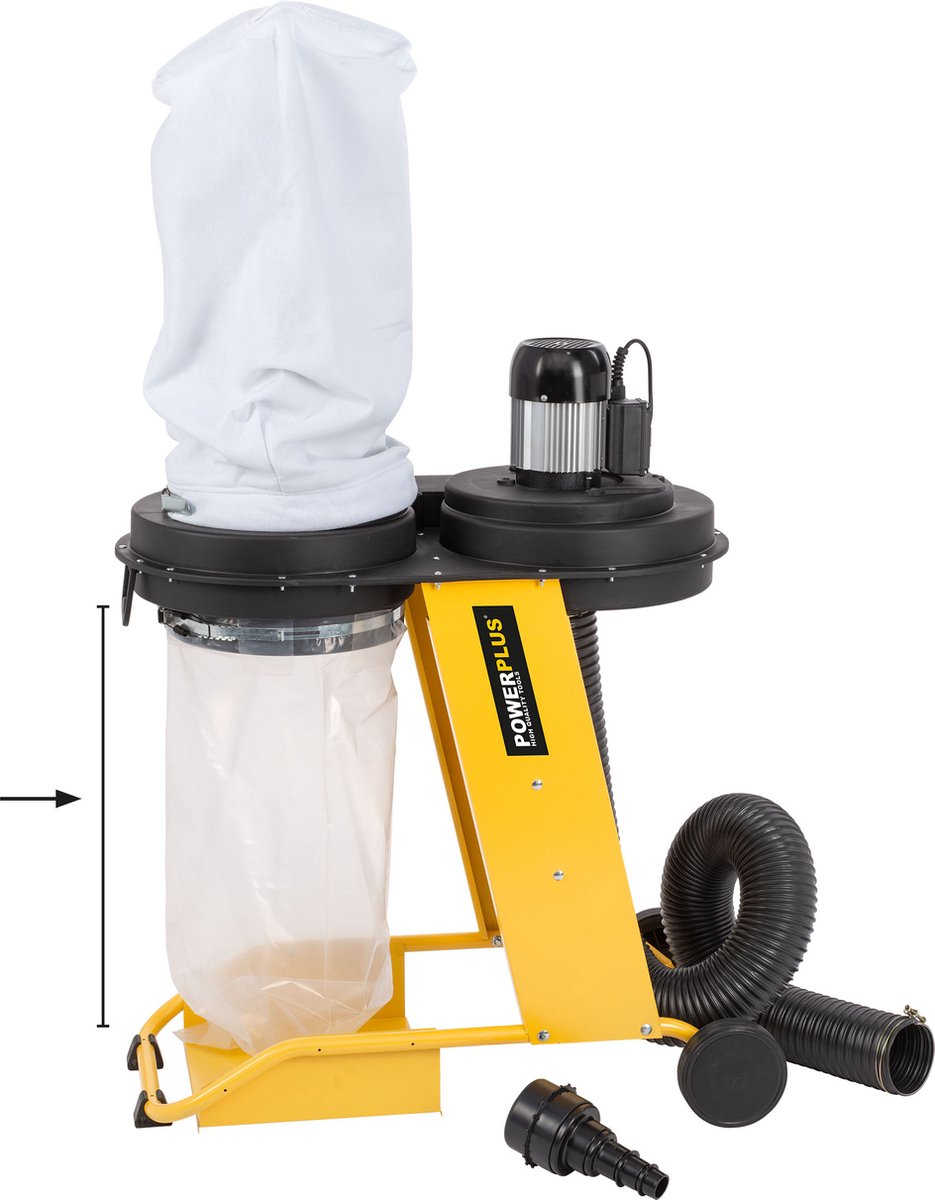Powerplus POWX2090A Stofzak van plastic - Tbv POWX2090