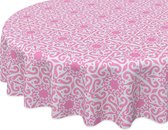 Katoenen Tafelkleed - rond - Panama Cotton Pink -150 cm