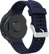 Siliconen bandje geschikt voor Garmin Forerunner 735xt / 235 / 230 / 220 / 620 / 630 - Polsband - Horlogeband - Donkerblauw