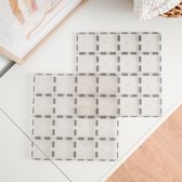 Connetix Tiles Magnetic Tiles Clear Base Plate Pack 2PCS