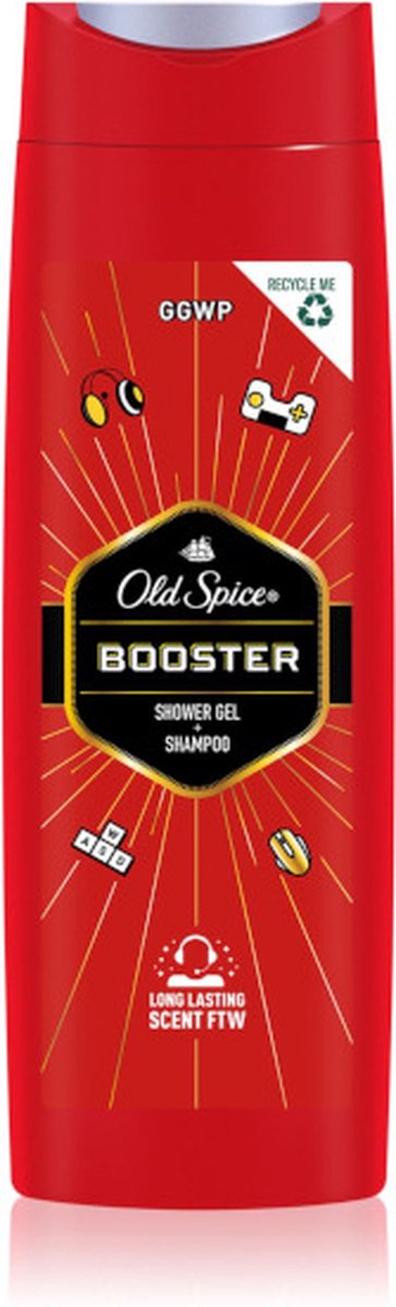 Booster Shower Gel + Shampoo - Shower Gel For Body And Hair