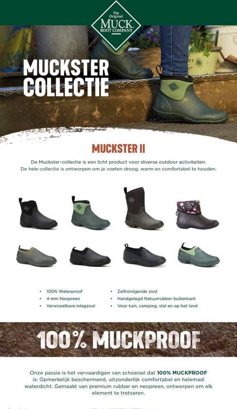 Muck Boot Muckster II Low - Noir - Femme - 37