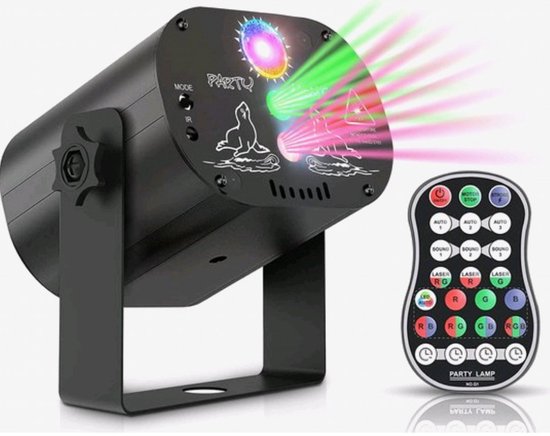 Party Laser Feestlamp - Stroboscoop - Op afstand - Met Afstandsbediening -  Lichteffect... | bol.com