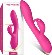 Bossoftoys - Bonnie roze - vibrator - G-spot - 52-00009 - USB oplaadbaar - 100% waterdicht - 9 vibratiestanden - De must have voor in het nachtkastje!