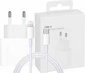 iPhone USB-C Oplader + Kabel 1M  - Snellader iPhone 11/12/13/14 - Geschikt voor Apple iPhone / Apple iPad