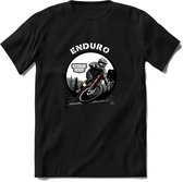 Enduro T-Shirt | Mountainbike Fiets Kleding | Dames / Heren / Unisex MTB shirt | Grappig Verjaardag Cadeau | Maat XL